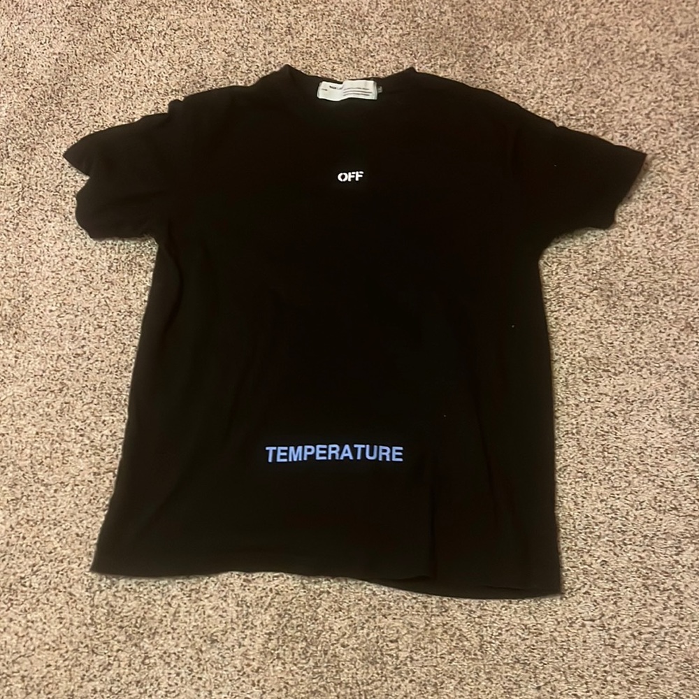 Off white temperature t-shirt